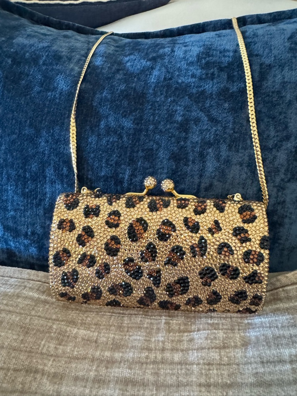 Swarovski Crystal Clutch w/Shoulder Chain